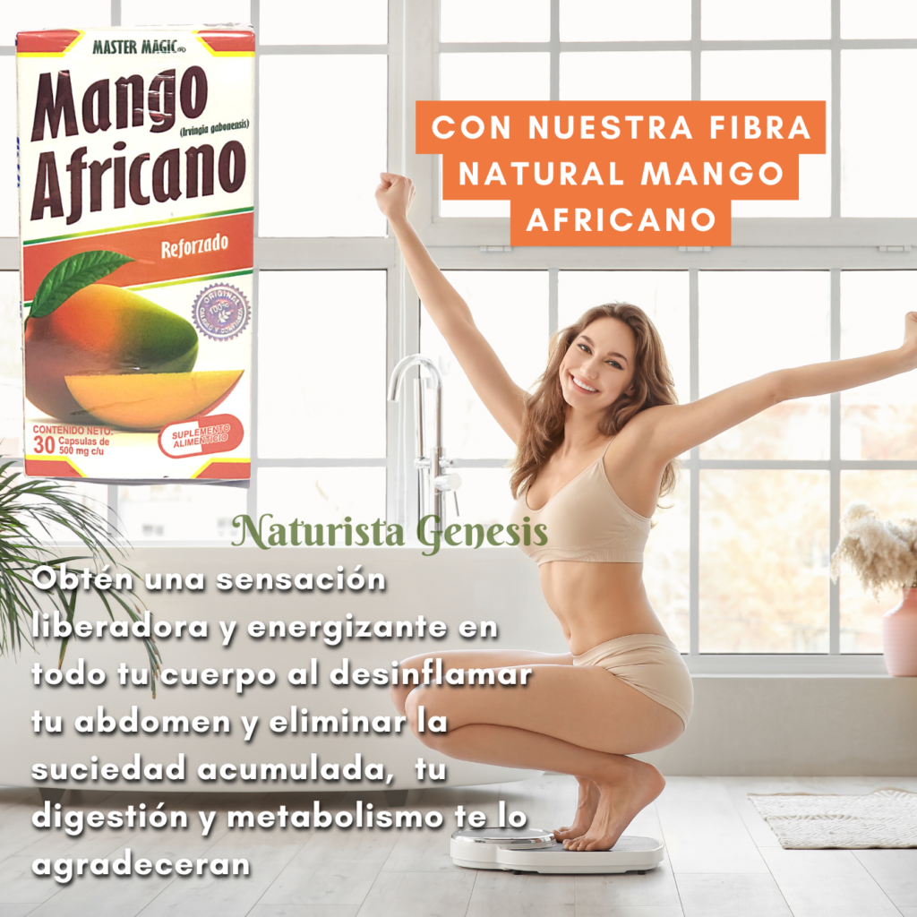 Mango Africano Reforzado Master Magic 30 Cápsulas Pastillas Para