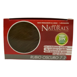 Tinte De Cabello Rubio Oscuro | San Ro Naturals | Sin Amoniaco Ni Peroxido