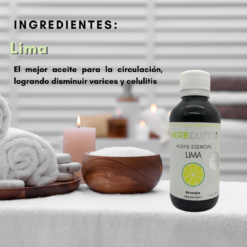 Aceite de Lima | HERBEAUTY | 125 ml | Para El Cuidado De Tu Piel