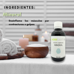 Aceite de Mineral  | HERBEAUTY | 125 ml | Para Aliviar Tu Dolor