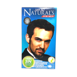 Tinte De Cabello Negro Para Hombre | San Ro Naturals | Sin Amoniaco Ni Peroxido