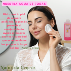 Tónico Facial Hidratante Agua De Rosas | 500ml | Para El Cuidado De Tu Piel