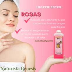 Tónico Facial Hidratante Agua De Rosas | 500ml | Para El Cuidado De Tu Piel