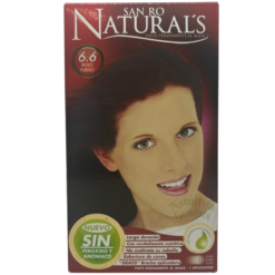 Tinte De Cabello Rojo | San Ro Naturals | Sin Amoniaco Ni Peroxido