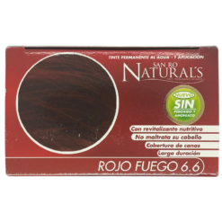 Tinte De Cabello Rojo | San Ro Naturals | Sin Amoniaco Ni Peroxido