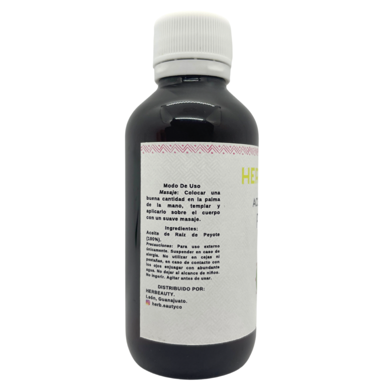 Aceite Esencial De Peyote | HERBEAUTY | 125 ml | Para Aliviar Tu Dolor ...