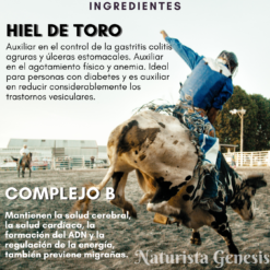 Hiel de Toro Vitaminada | 100 Tabletas | Vitaminas Para El Cerebro