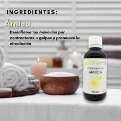 Aceite de Árnica | HERBEAUTY |  125 Ml |Para Aliviar Tu Dolor