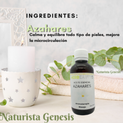 Aceite de Azahares | HERBEAUTY|  125 Ml |  Aceite Para Tu Relajación