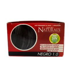 Tinte De Cabello Negro | San Ro Naturals | Sin Amoniaco Ni Peroxido