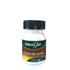 Hojas De Olivo | NaturGen | 60 Tabletas de 500 mg | Mejora Tu Circulación