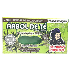 Jabón de Arbol De Té | Del Indio Papago | 1 Barra de Jabón 125 gr | Para El Cuidado de Tu Piel