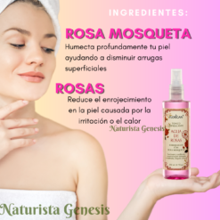 Tónico Facial Hidratante Agua De Rosas 250ml Florigan