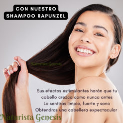 Shampoo Rapunzel | Zatarain | 1 Litro | Para Crecimiento Del Cabello