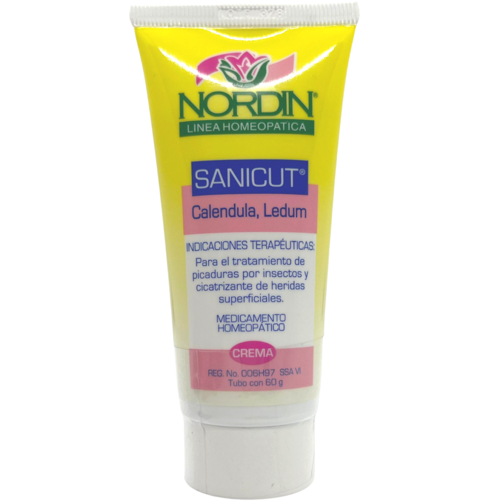 Crema De Calendula 60g Sanicut Nordin Cicatrizante 