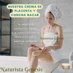 Crema Placenta Y Concha Nacar | Florigan | 350g | Tu Piel Rejuvenecida