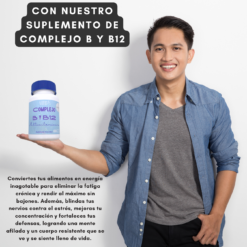 Complejo B y B12 Multivitaminico Natfit