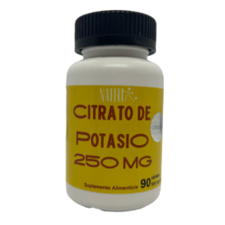 Citrato De Potasio 250 Natfit