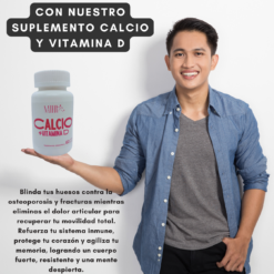 Calcio Y Vitamina D | 60 Capsulas Natfit |