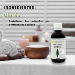 Aceite De Ciprés | HERBEAUTY | 125ml