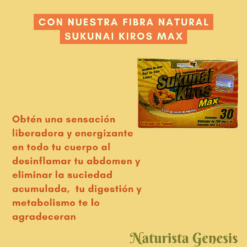 Sukunai Kiros Max | Naturacastle 30 Cápsulas De 200 mg c/u | 10 Piezas |