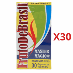 Fruto de Brasil | Master Magic |  30 cápsulas | Fibra | 30 Piezas